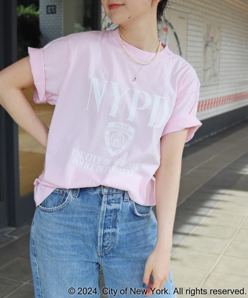 GOOD ROCK SPEED（グッドロックスピード）の「《別注　追加5》26SS新色追加【GOOD ROCK SPEED/グッドロックスピード】NYC ロゴTEE / プリントTシャツ（Tシャツ/カットソー・レディース・ホワイト/チャコールグレー/ライトグレー/ブラック系その他/ホワイト系その他/ピンク/ホワイト系その他2・フリー）」の13枚目の写真