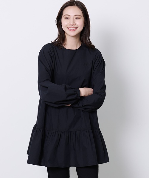 Arnold Palmer（アーノルドパーマー）の「ティアード チュニック（チュニック・レディース・ベージュ/ブラック/サックスブルー・M/L/S）」の2枚目の写真