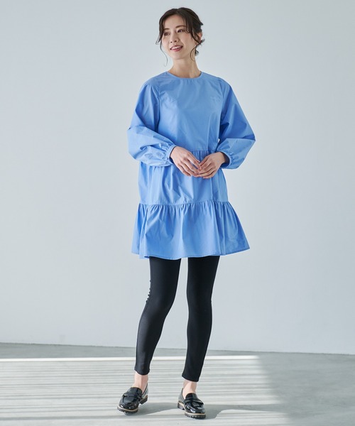 Arnold Palmer（アーノルドパーマー）の「ティアード チュニック（チュニック・レディース・ベージュ/ブラック/サックスブルー・M/L/S）」の9枚目の写真