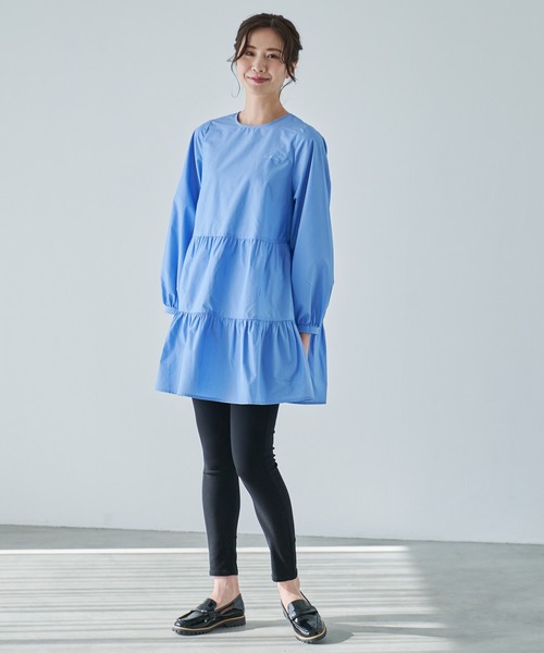 Arnold Palmer（アーノルドパーマー）の「ティアード チュニック（チュニック・レディース・ベージュ/ブラック/サックスブルー・M/L/S）」の17枚目の写真