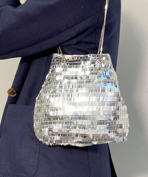 JETEE（ジュテ）の「【JETEE/ ジュテ】スクエアスパンミニバッグ（ショルダーバッグ・レディース・シルバー/ホワイト/ブラウン・FREE）」の4枚目の写真