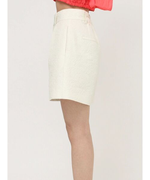 MERCURYDUO(マーキュリーデュオ)の「ジャカードショートパンツ(その他パンツ・レディース・ブラック/アイボリー・SMALL/MEDIUM)」の4枚目の写真