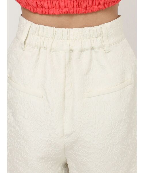 MERCURYDUO(マーキュリーデュオ)の「ジャカードショートパンツ(その他パンツ・レディース・ブラック/アイボリー・SMALL/MEDIUM)」の6枚目の写真