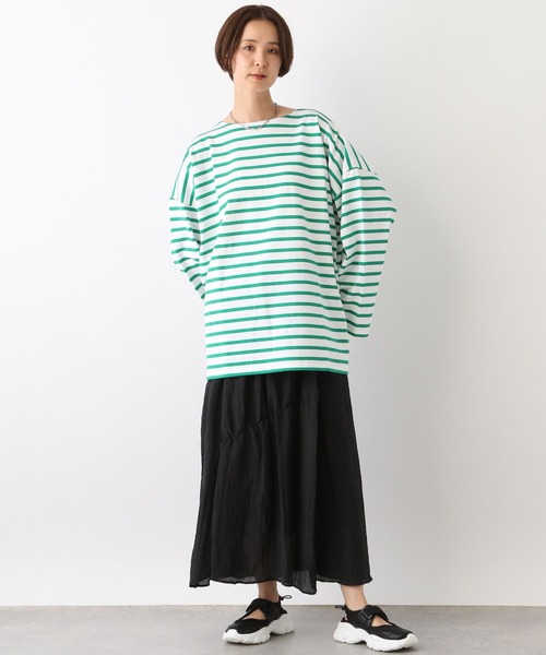 LEPSIM（レプシィム）の「ランダムシャーリングスカート　992129（スカート・レディース・オフホワイト/ブラック・FREE）」の8枚目の写真