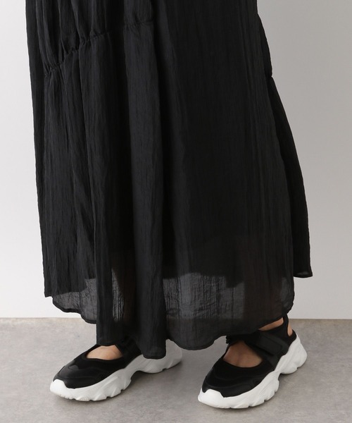 LEPSIM（レプシィム）の「ランダムシャーリングスカート　992129（スカート・レディース・オフホワイト/ブラック・FREE）」の17枚目の写真