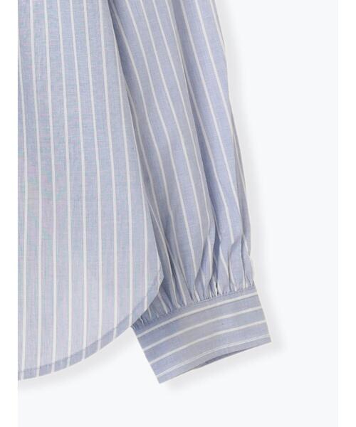 sm2rhythm（サマンサモスモスリズム）の「柄アソートフリルハイネックブラウス（シャツ/ブラウス・レディース・ブラック/ブルー/ベージュ・F）」の7枚目の写真