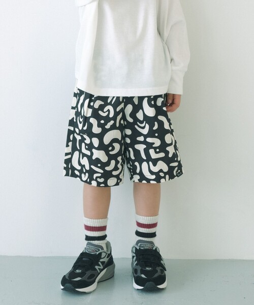 ORLANDO SHORTS 幾何学模様 ショートパンツ ORLANDO SHORTS 幾何学模様 ショートパンツ blk 短パン