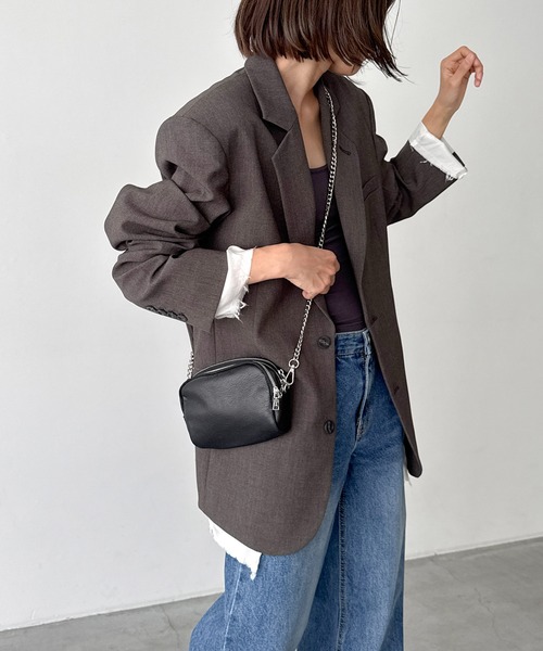 SALE！CANAL JEAN チェーンショルダーバッグ セール】Pt チェーンショルダーバッグ（ショルダーバッグ