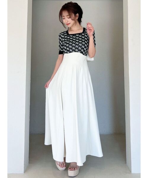 RESEXXY（リゼクシー）の「コルセットフレアスカート（スカート・レディース・その他1/ブラック/アイボリー・FREE）」の4枚目の写真