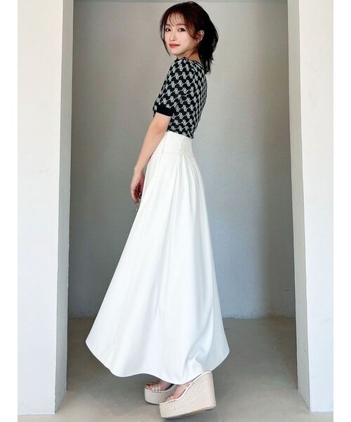 RESEXXY（リゼクシー）の「コルセットフレアスカート（スカート・レディース・その他1/ブラック/アイボリー・FREE）」の6枚目の写真