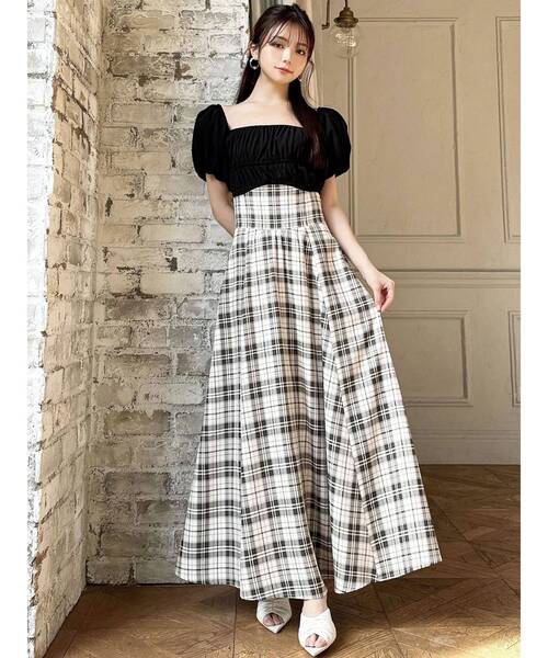 RESEXXY（リゼクシー）の「コルセットフレアスカート（スカート・レディース・その他1/ブラック/アイボリー・FREE）」の13枚目の写真