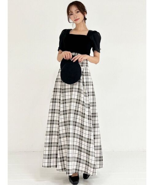 RESEXXY（リゼクシー）の「コルセットフレアスカート（スカート・レディース・その他1/ブラック/アイボリー・FREE）」の16枚目の写真