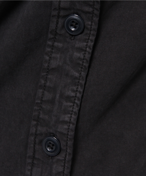 MOUSSY（マウジー）の「OVER SIZE MILITARY SH/F（シャツ/ブラウス・レディース・ライトブラック/カーキ系・FREE）」の11枚目の写真