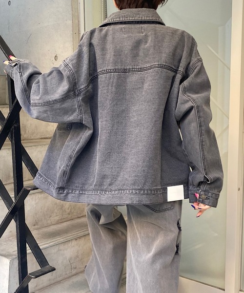 RAY CASSIN（レイカズン）の「オーバーサイズGジャン（デニム