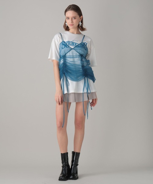 FOREVER 21（フォーエバー トゥエンティーワン）の「【2024SS】アソートグラフィックTシャツ（Tシャツ/カットソー・レディース・ブラック/チャコールグレー/ホワイト/ピンク・SMALL/MEDIUM）」の8枚目の写真