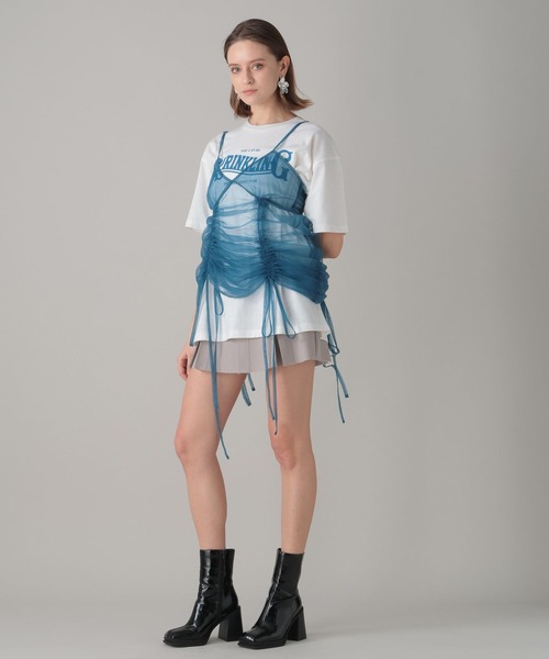 FOREVER 21（フォーエバー トゥエンティーワン）の「【2024SS】アソートグラフィックTシャツ（Tシャツ/カットソー・レディース・ブラック/チャコールグレー/ホワイト/ピンク・SMALL/MEDIUM）」の9枚目の写真