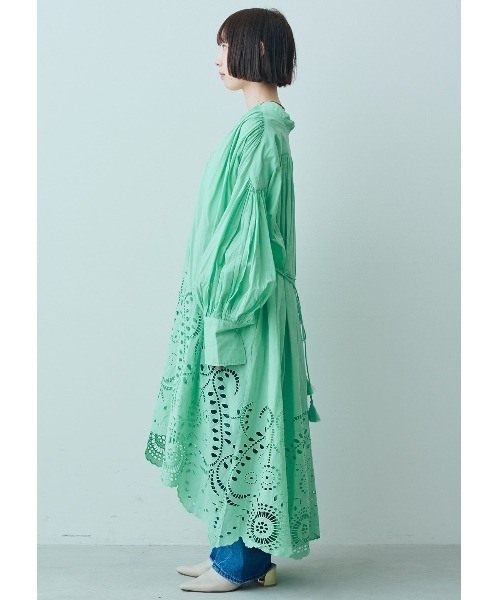 MEDE19F 〈MADE IN INDIA COLLECTION〉プリントコットンドレス