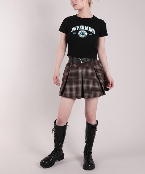 HOOK(フック)の「【HOOK】for girls アメカジヴィンテージ風発泡ロゴプリントTEE(Tシャツ/カットソー・レディース・ブルー/ブラック/ダークグレー/ホワイト/グリーン/ピンク/ベージュ・FREE)」の15枚目の写真