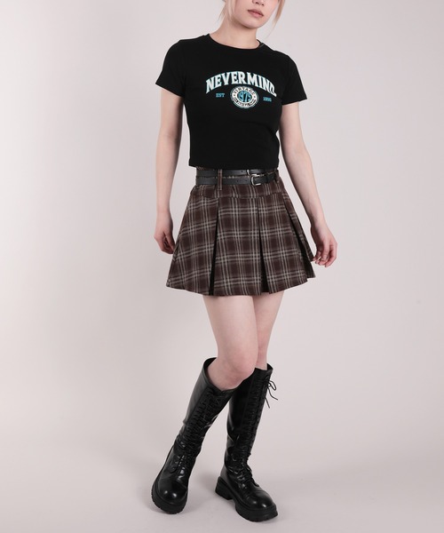 HOOK(フック)の「【HOOK】for girls アメカジヴィンテージ風発泡ロゴプリントTEE(Tシャツ/カットソー・レディース・ブルー/ブラック/ダークグレー/ホワイト/グリーン/ピンク/ベージュ・FREE)」の16枚目の写真