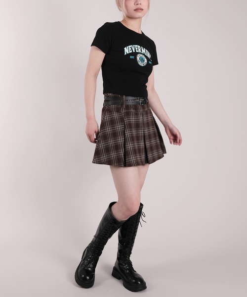 HOOK(フック)の「【HOOK】for girls アメカジヴィンテージ風発泡ロゴプリントTEE(Tシャツ/カットソー・レディース・ブルー/ブラック/ダークグレー/ホワイト/グリーン/ピンク/ベージュ・FREE)」の17枚目の写真