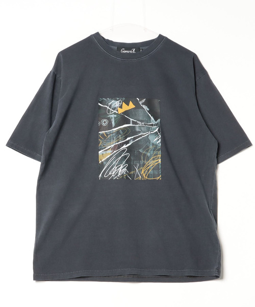 SILVER BULLET(シルバーバレット)の「『CavariA/キャバリア』加工フォトグラフィック半袖Tシャツ(Tシャツ/カットソー・メンズ・A/B/C・M/L)」の14枚目の写真