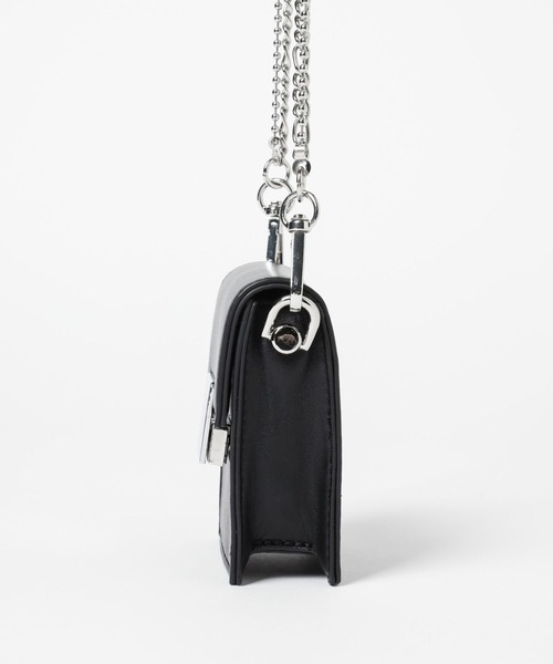 HARE（ハレ）の「miniアクセバッグ(HARE)（ショルダーバッグ・レディース・ブラック/シルバー・FREE）」の22枚目の写真