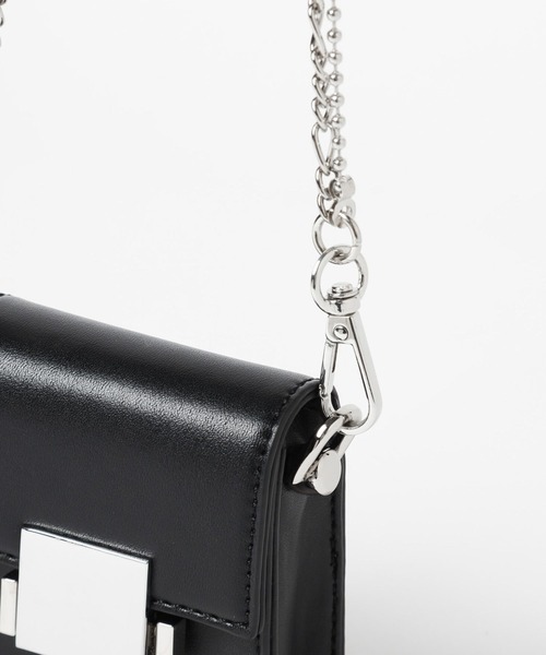 HARE（ハレ）の「miniアクセバッグ(HARE)（ショルダーバッグ・レディース・ブラック/シルバー・FREE）」の19枚目の写真