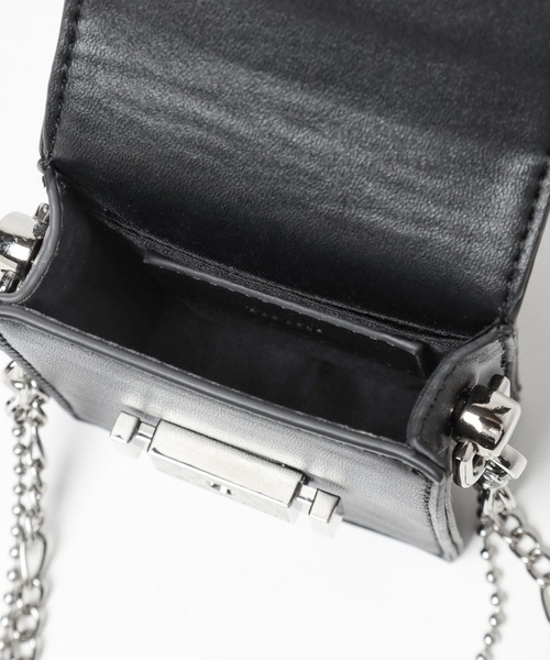 HARE（ハレ）の「miniアクセバッグ(HARE)（ショルダーバッグ・レディース・ブラック/シルバー・FREE）」の14枚目の写真