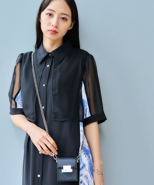 HARE（ハレ）の「miniアクセバッグ(HARE)（ショルダーバッグ・レディース・ブラック/シルバー・FREE）」の11枚目の写真