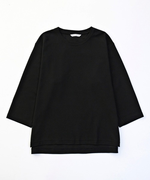 VICTIM(ヴィクティム)の「VICTIM ヴィクティム / 7 SLEEVE CUTSEW ビッグシルエット7部袖ニット / VTM-24-CS-004(ニット/セーター・メンズ・ブラック/ホワイト/ネイビー・MEDIUM/LARGE/X-LARGE)」の2枚目の写真