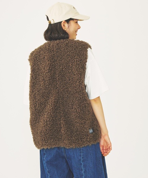 MILKFED.（ミルクフェド）の「FUR VEST（ベスト・レディース・オフホワイト/ブラック/ブラウン・ONE SIZE）」の22枚目の写真