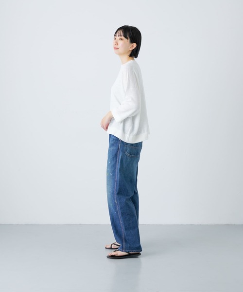 かぐれ（カグレ）の「リネンプルオーバーニット（ニット