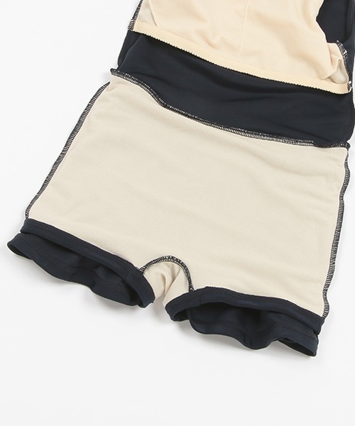 petit main（プティマイン）の「【SWIM】ワンピーススクール水着（水着・キッズ・ネイビー・120cm/130cm/140cm）」の2枚目の写真