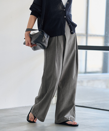 撥水リサイクルPeラップワイドパンツ