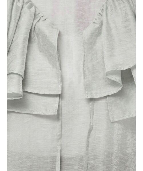 LAGUNAMOON（ラグナムーン）の「フリルカラーセットシアーブラウス（シャツ/ブラウス・レディース・ホワイト/ブラック/ライトブルー・FREE）」の5枚目の写真