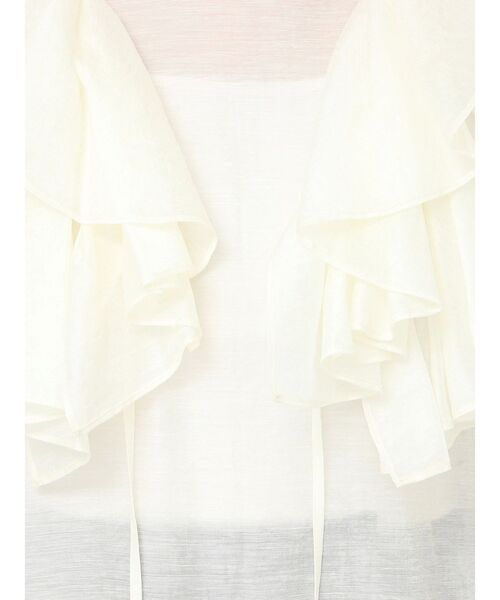 LAGUNAMOON（ラグナムーン）の「フリルカラーセットシアーブラウス（シャツ/ブラウス・レディース・ホワイト/ブラック/ライトブルー・FREE）」の6枚目の写真