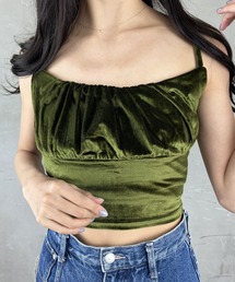 ｔｏｌｅｎｅ | ギャザー ベロア ビスチェ キャミソール(キャミソール)