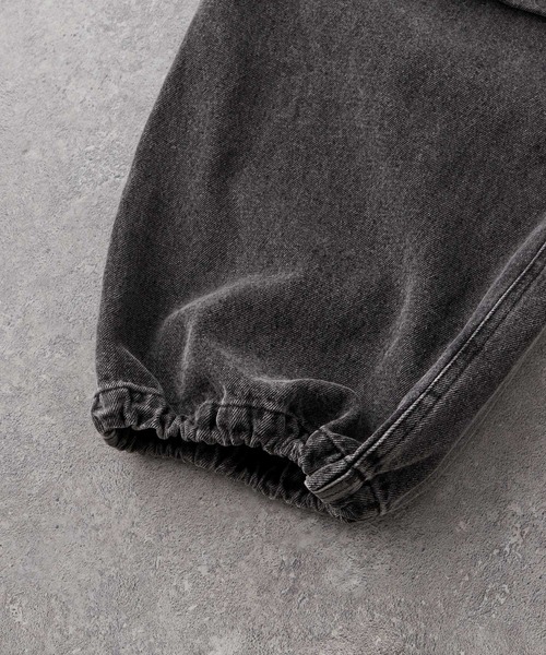 MONO-MART（モノマート）の「ヴィンテージメイクバギーセミワイドM-47カーゴデニムパンツ/裾ドローコード（カーゴパンツ・メンズ・アイボリー/グレー/サックスブルー/ブラック/ダークインディゴブルー/インディゴブルー・L/M/S/XS）」の19枚目の写真
