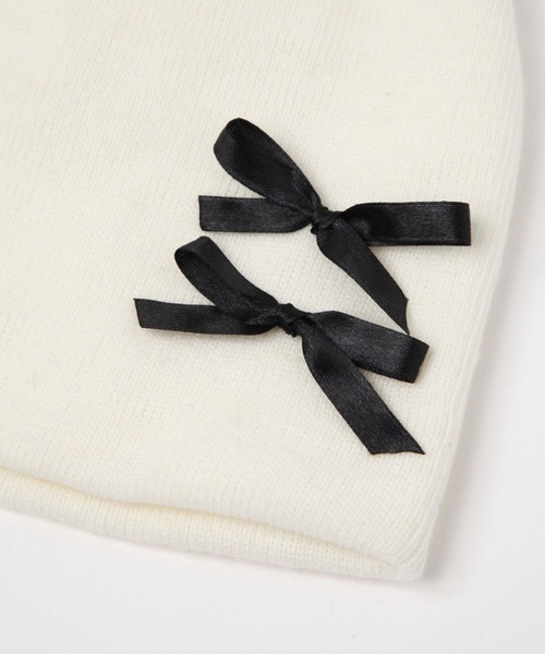 FOREVER 21(フォーエバー トゥエンティーワン)の「【2024SS】リボンニットビーニー(ニットキャップ/ビーニー・レディース・ホワイト/グレー・FREE)」の18枚目の写真