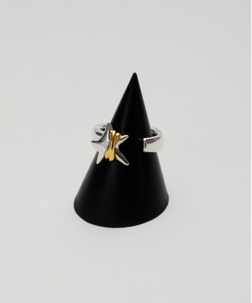LAPUIS(ラピュイ)の「LAPUIS(ラピュイ)Coil Star ring(リング・レディース・ゴールド/マルチ・11号/13号)」の4枚目の写真