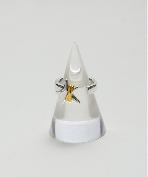 LAPUIS(ラピュイ)の「LAPUIS(ラピュイ)Coil Star ring(リング・レディース・ゴールド/マルチ・11号/13号)」の3枚目の写真