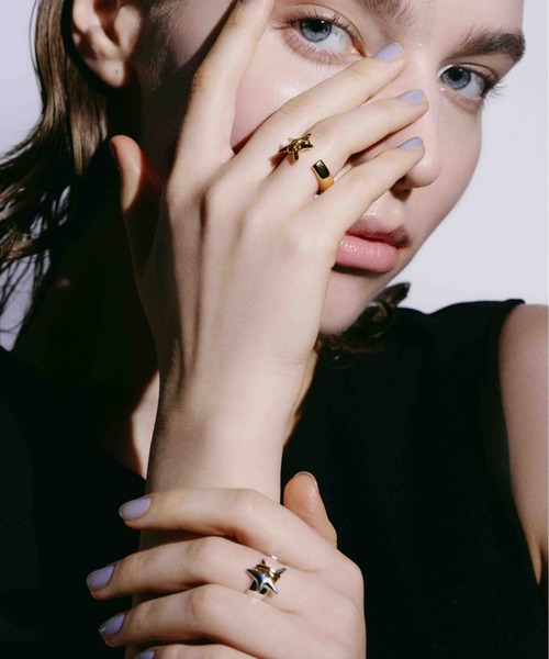 LAPUIS(ラピュイ)の「LAPUIS(ラピュイ)Coil Star ring(リング・レディース・ゴールド/マルチ・11号/13号)」の8枚目の写真