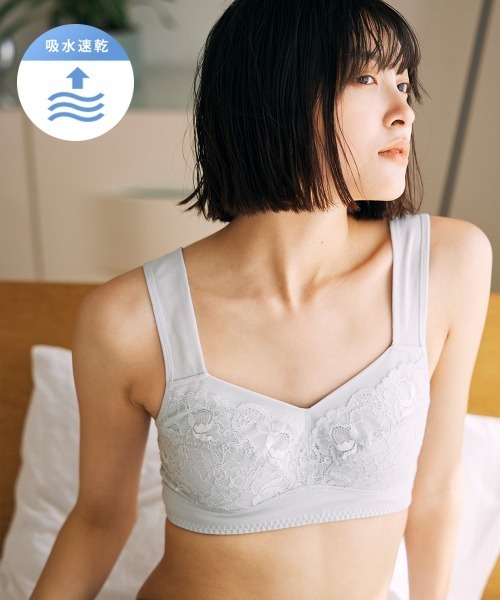 浴衣にも！通気性バツグン！吸水速乾ナイトブラ】エアリークール 夢