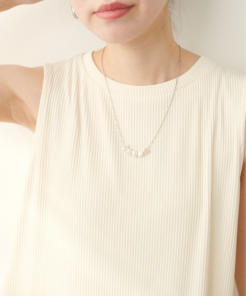 natural couture（ナチュラルクチュール）の「5連パールネックレス（ネックレス・レディース・ゴールド/シルバー・FREE）」の11枚目の写真