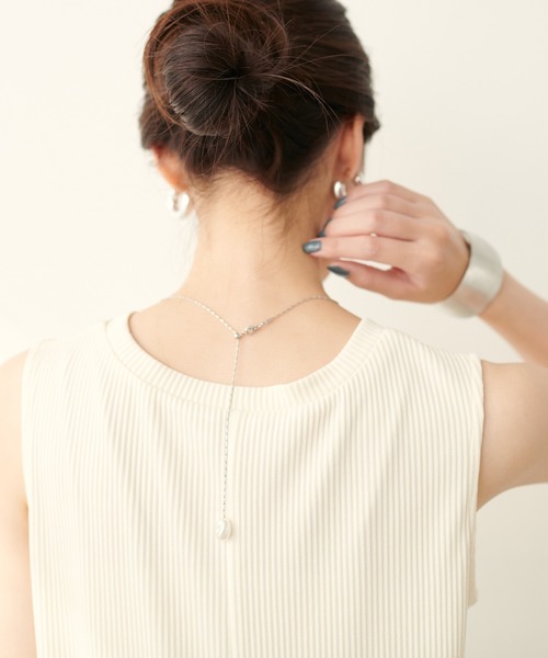 natural couture（ナチュラルクチュール）の「5連パールネックレス（ネックレス・レディース・ゴールド/シルバー・FREE）」の10枚目の写真