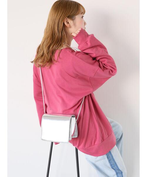 ehka sopo（エヘカソポ）の「スウェットカットソー（スウェット・レディース・サックスブルー・F）」の6枚目の写真