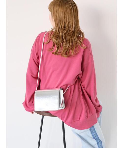 ehka sopo（エヘカソポ）の「スウェットカットソー（スウェット・レディース・サックスブルー・F）」の7枚目の写真