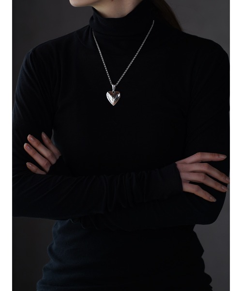 ISOLATION(アイソレーション)の「【ISOLATION / アイソレーション】Silver925 HEART NECKLACE / シルバー925 ハートネックレス(ネックレス・レディース・シルバー・45cm)」の3枚目の写真