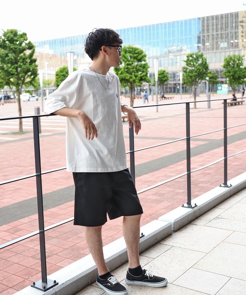 U.S. POLO ASSN.（ユーエスポロアッスン）の「【U.S. POLO ASSN.】 25SS新色追加 ワンポイント ロゴ刺繍 ビッグシルエット 半袖 Tシャツ（Tシャツ/カットソー・メンズ・ホワイト/ネイビー/グレー/ダークグリーン/ライラック/ブラック/ブルー・MEDIUM/LARGE/X-LARGE）」の8枚目の写真
