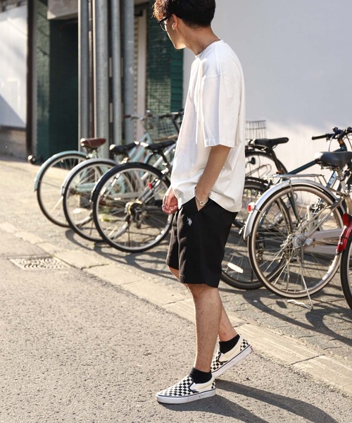 U.S. POLO ASSN.(ユーエスポロアッスン)の「【U.S. POLO ASSN.】 25SS新色追加 ワンポイント ロゴ刺繍 ビッグシルエット 半袖 Tシャツ(Tシャツ/カットソー・メンズ・ホワイト/ネイビー/グレー/ダークグリーン/ライラック/ブラック/ブルー・MEDIUM/LARGE/X-LARGE)」の10枚目の写真